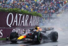 Verstappen venció a Lando Norris de McLaren y a George Russell de Mercedes